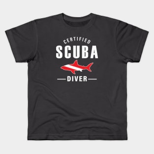 Certified scuba diver Kids T-Shirt